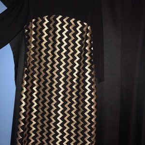 Black & Gold Dress